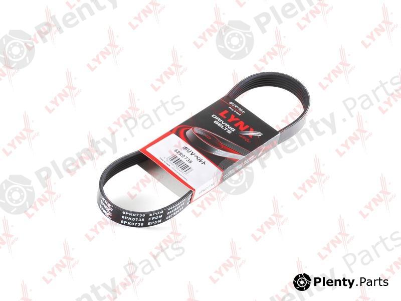  LYNXauto part 6PK0738 V-Ribbed Belts