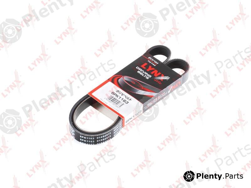  LYNXauto part 6PK1163 V-Ribbed Belts