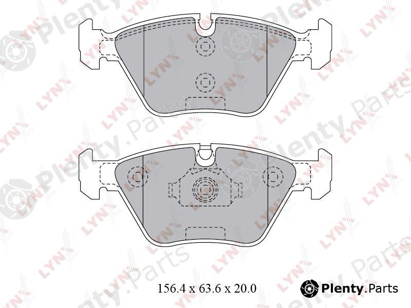  LYNXauto part BD-1427 (BD1427) Brake Pad Set, disc brake