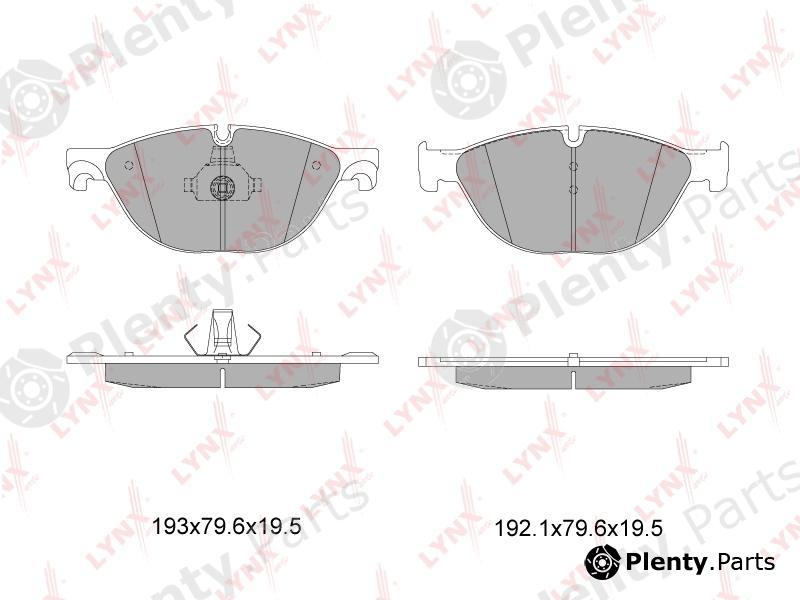  LYNXauto part BD-1431 (BD1431) Brake Pad Set, disc brake