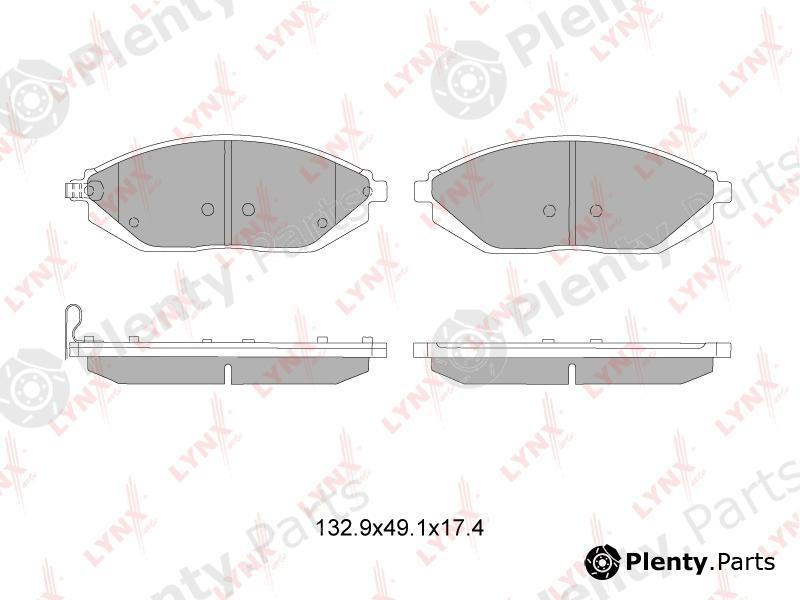  LYNXauto part BD-1815 (BD1815) Brake Pad Set, disc brake