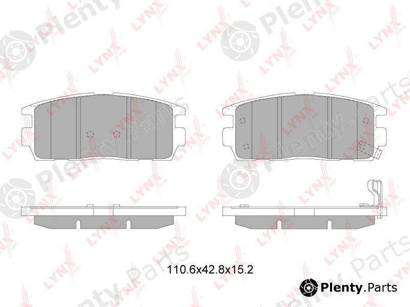  LYNXauto part BD-1817 (BD1817) Brake Pad Set, disc brake
