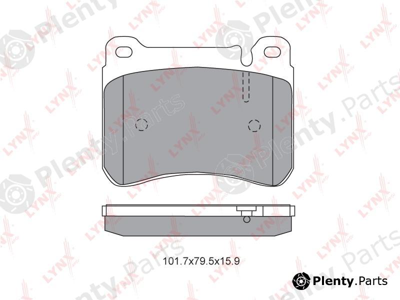  LYNXauto part BD-5351 (BD5351) Brake Pad Set, disc brake