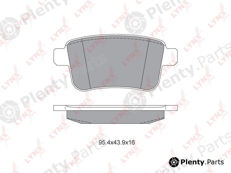  LYNXauto part BD-6319 (BD6319) Brake Pad Set, disc brake