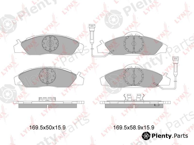  LYNXauto part BD-7001 (BD7001) Brake Pad Set, disc brake