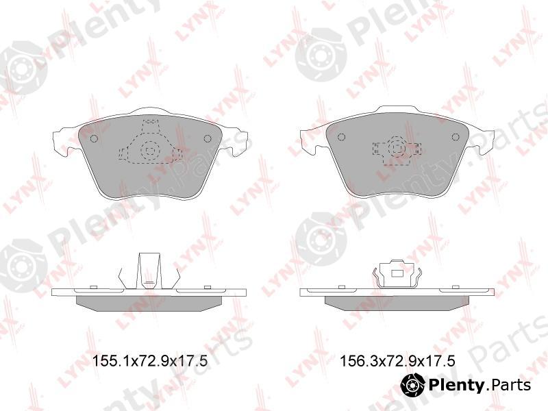  LYNXauto part BD-7819 (BD7819) Brake Pad Set, disc brake