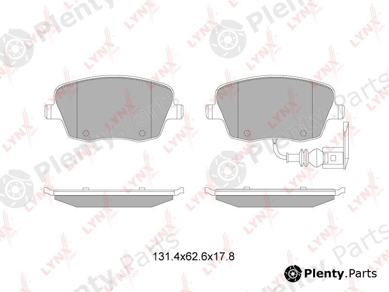  LYNXauto part BD-8041 (BD8041) Brake Pad Set, disc brake