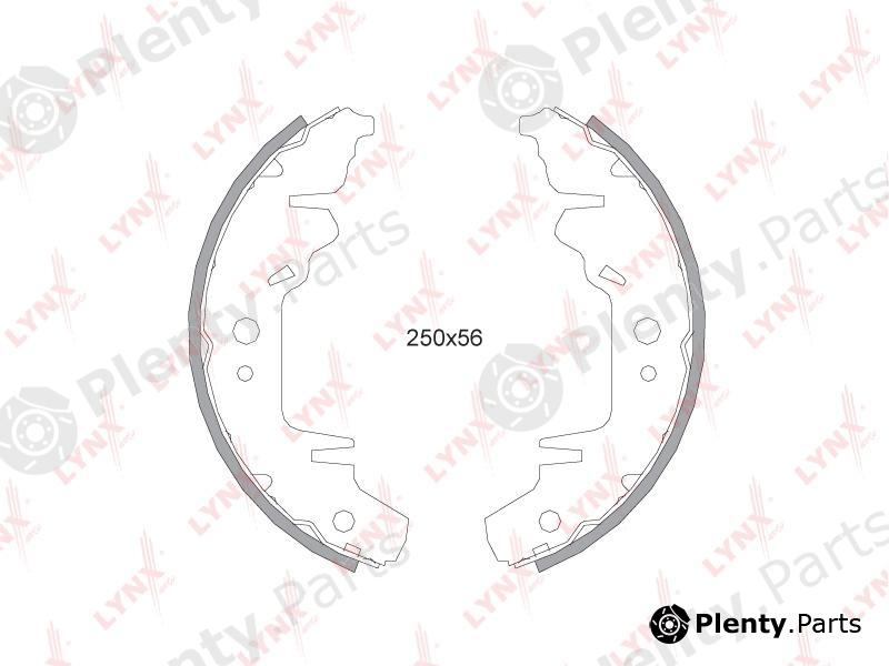 LYNXauto part BS4401 Brake Shoe Set