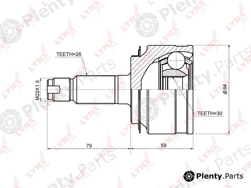  LYNXauto part CO-3669 (CO3669) Joint Kit, drive shaft