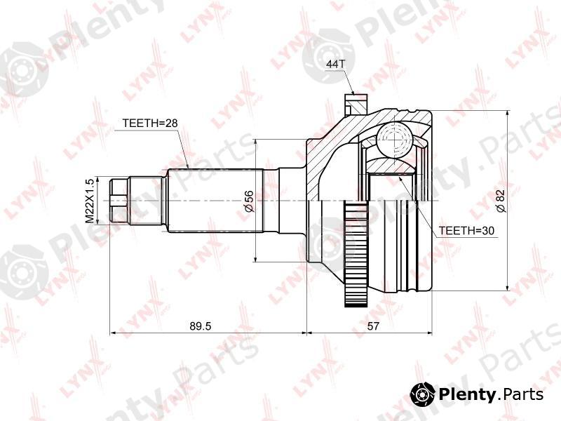  LYNXauto part CO-5153A (CO5153A) Joint Kit, drive shaft
