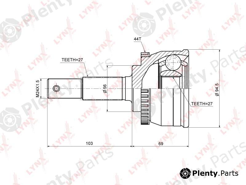  LYNXauto part CO5749A Joint Kit, drive shaft