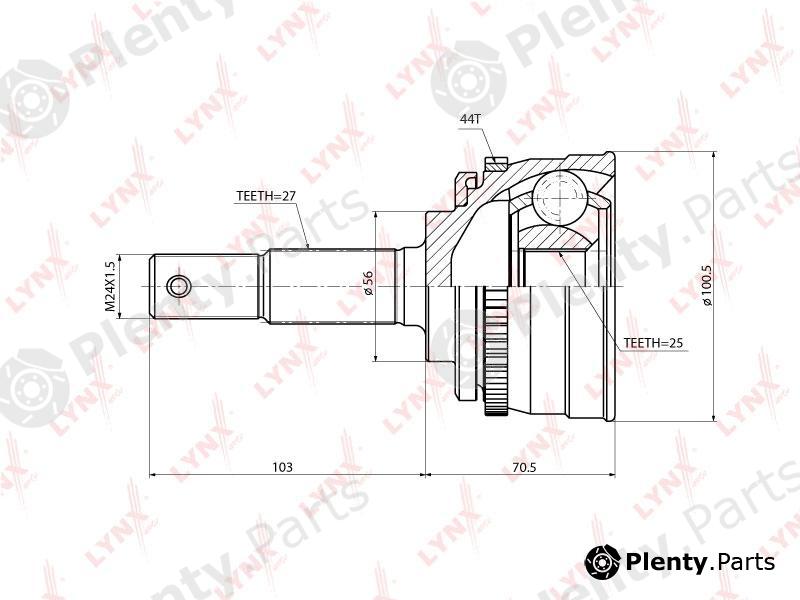  LYNXauto part CO-5777A (CO5777A) Joint Kit, drive shaft