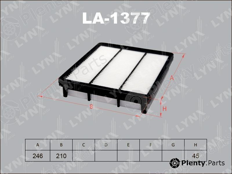  LYNXauto part LA1377 Air Filter
