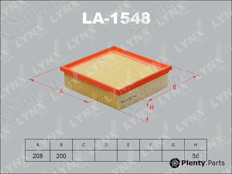  LYNXauto part LA1548 Air Filter