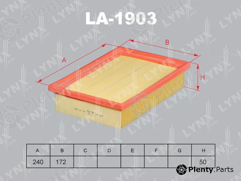  LYNXauto part LA-1903 (LA1903) Air Filter