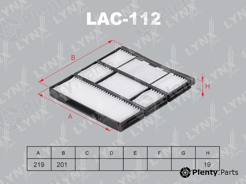  LYNXauto part LAC112 Filter, interior air