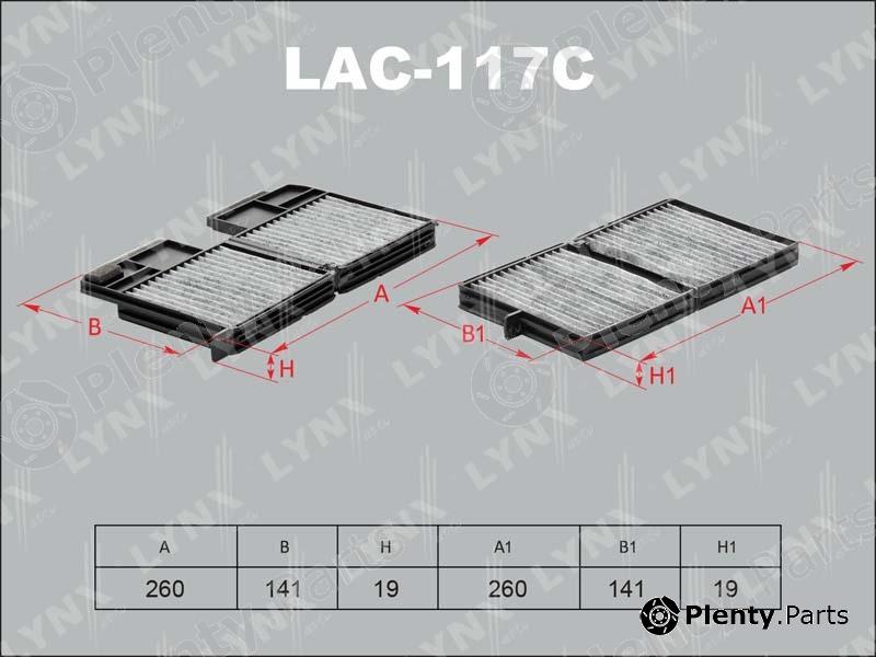  LYNXauto part LAC117C Filter, interior air
