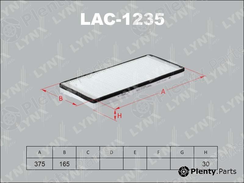  LYNXauto part LAC-1235 (LAC1235) Filter, interior air
