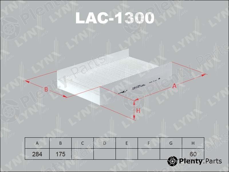  LYNXauto part LAC-1300 (LAC1300) Filter, interior air