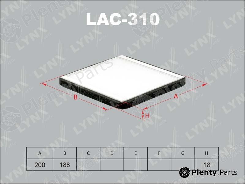  LYNXauto part LAC-310 (LAC310) Filter, interior air
