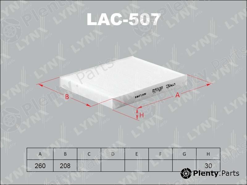  LYNXauto part LAC507 Filter, interior air