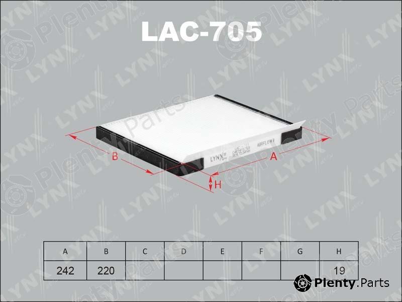  LYNXauto part LAC705 Filter, interior air