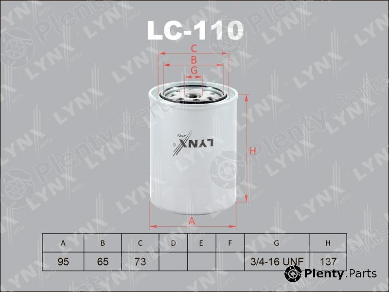  LYNXauto part LC110 Oil Filter