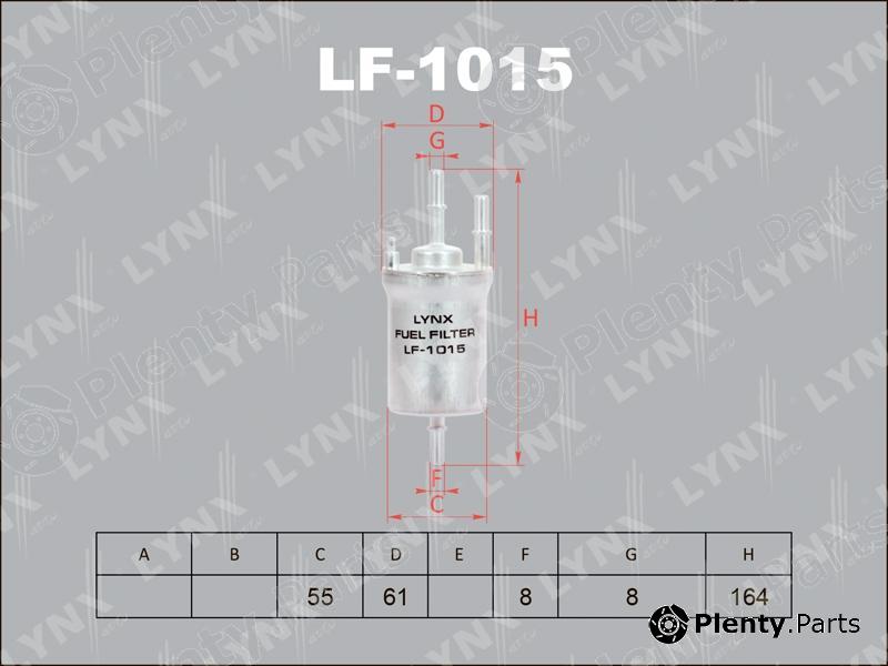  LYNXauto part LF-1015 (LF1015) Fuel filter