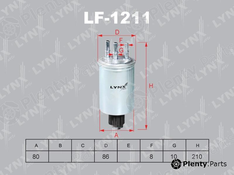  LYNXauto part LF-1211 (LF1211) Fuel filter