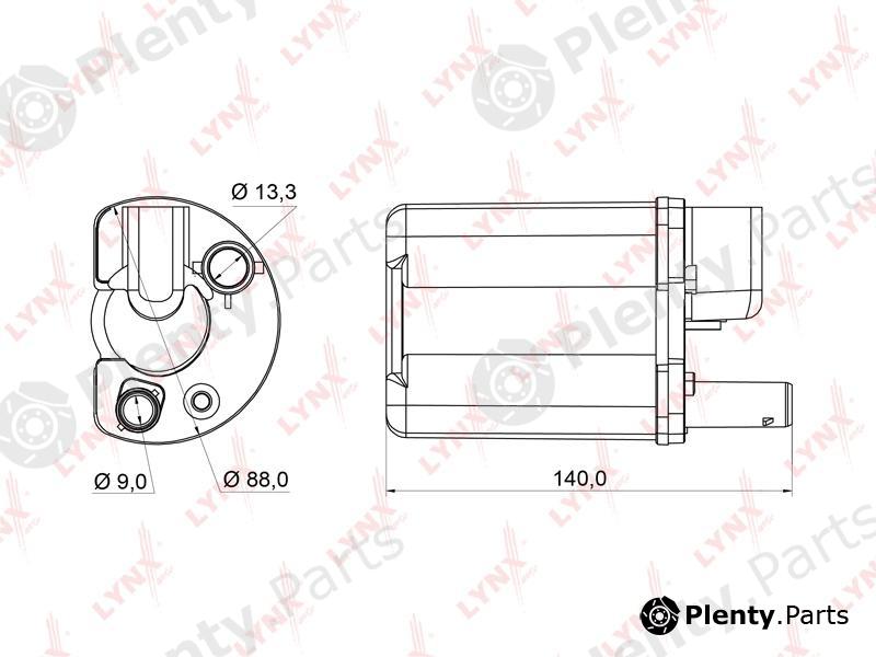  LYNXauto part LF-958M (LF958M) Fuel filter