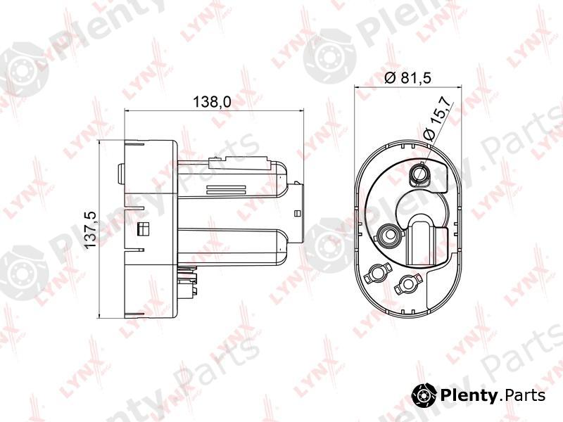  LYNXauto part LF-963M (LF963M) Fuel filter