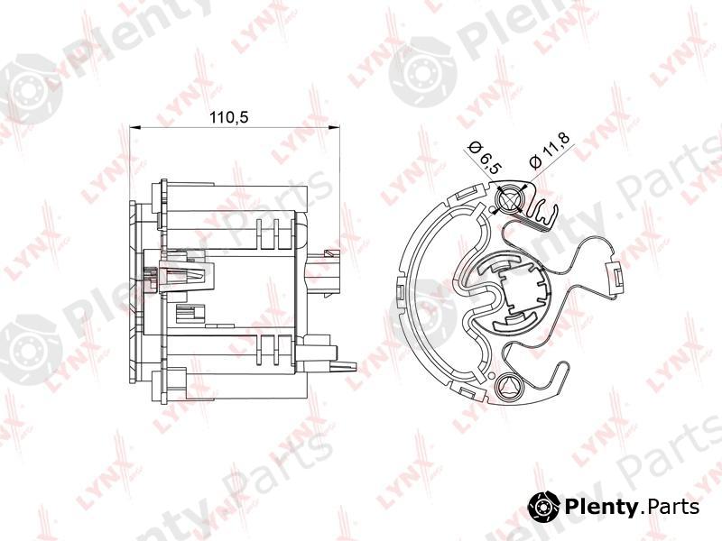  LYNXauto part LF-983M (LF983M) Fuel filter