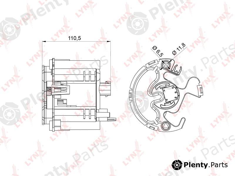  LYNXauto part LF-983M (LF983M) Fuel filter