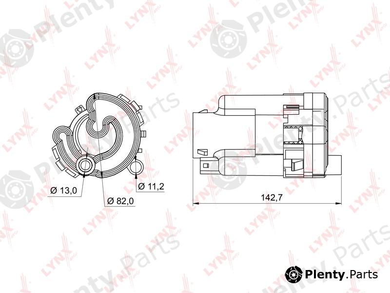  LYNXauto part LF-988M (LF988M) Fuel filter