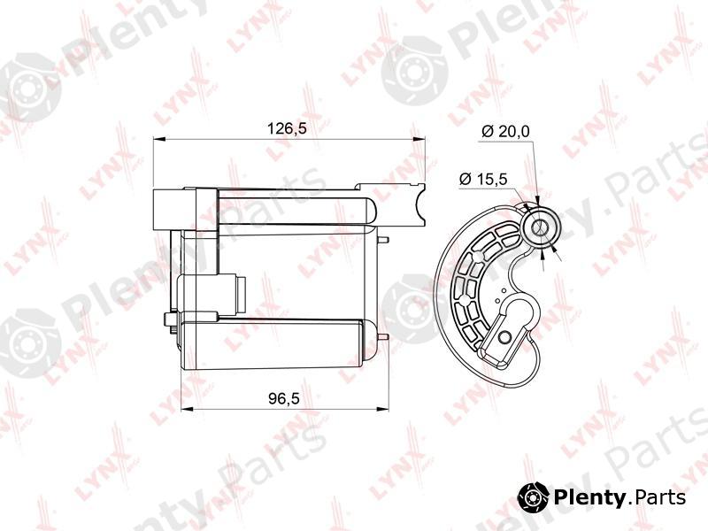  LYNXauto part LF-995M (LF995M) Fuel filter