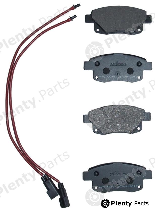  AKYOTO part AKD-0046 (AKD0046) Brake Pad Set, disc brake