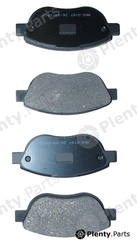  AKYOTO part AKD-0187 (AKD0187) Brake Pad Set, disc brake