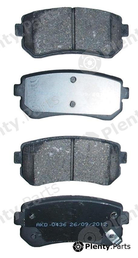  AKYOTO part AKD-0436 (AKD0436) Brake Pad Set, disc brake