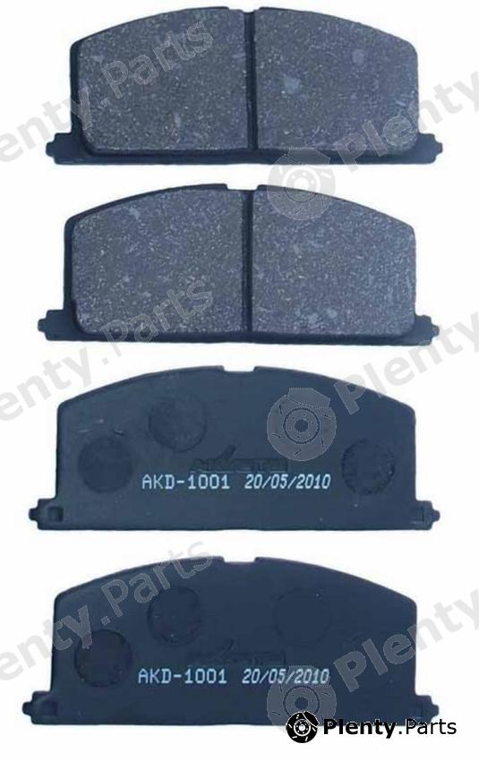  AKYOTO part AKD-1001 (AKD1001) Brake Pad Set, disc brake