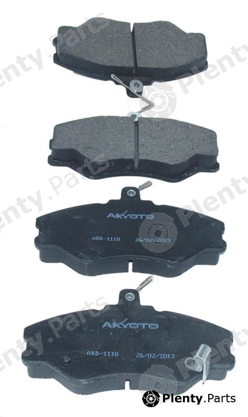  AKYOTO part AKD-1118 (AKD1118) Brake Pad Set, disc brake