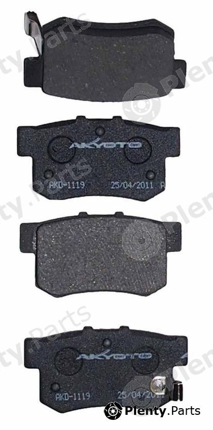  AKYOTO part AKD-1119 (AKD1119) Brake Pad Set, disc brake