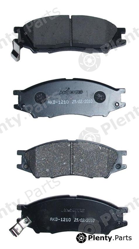  AKYOTO part AKD-1210 (AKD1210) Brake Pad Set, disc brake