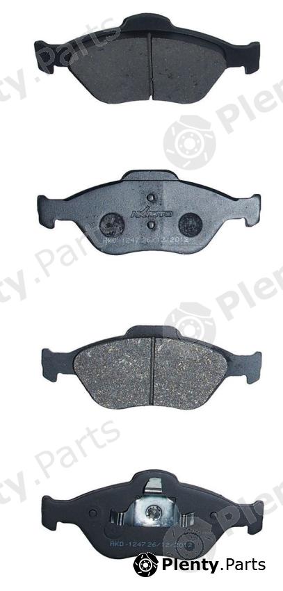  AKYOTO part AKD-1247 (AKD1247) Brake Pad Set, disc brake