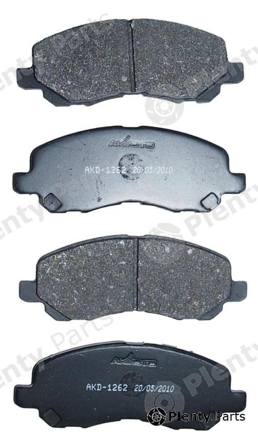  AKYOTO part AKD-1262 (AKD1262) Brake Pad Set, disc brake