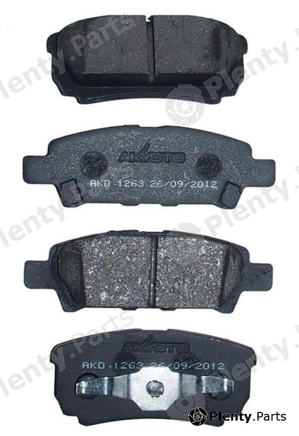  AKYOTO part AKD-1263 (AKD1263) Brake Pad Set, disc brake