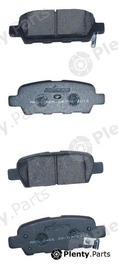  AKYOTO part AKD-2466 (AKD2466) Brake Pad Set, disc brake