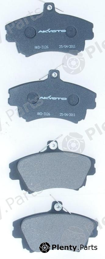  AKYOTO part AKD-3126 (AKD3126) Brake Pad Set, disc brake