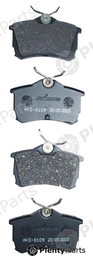  AKYOTO part AKD-8109 (AKD8109) Brake Pad Set, disc brake