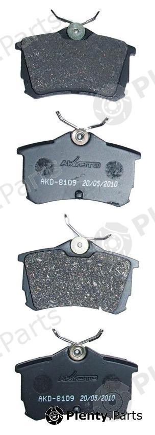  AKYOTO part AKD-8109 (AKD8109) Brake Pad Set, disc brake