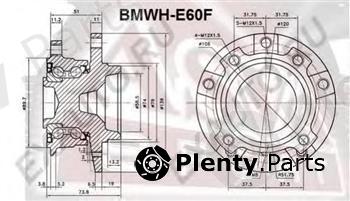  ASVA part BMWHE60F Wheel Bearing Kit